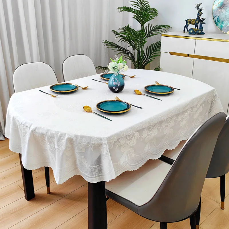 New PVC Oval Waterproof Tablec - Home Textiles News review and price