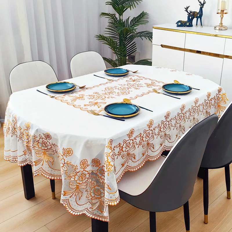 New PVC Oval Waterproof Tablec - Home Textiles News review and price