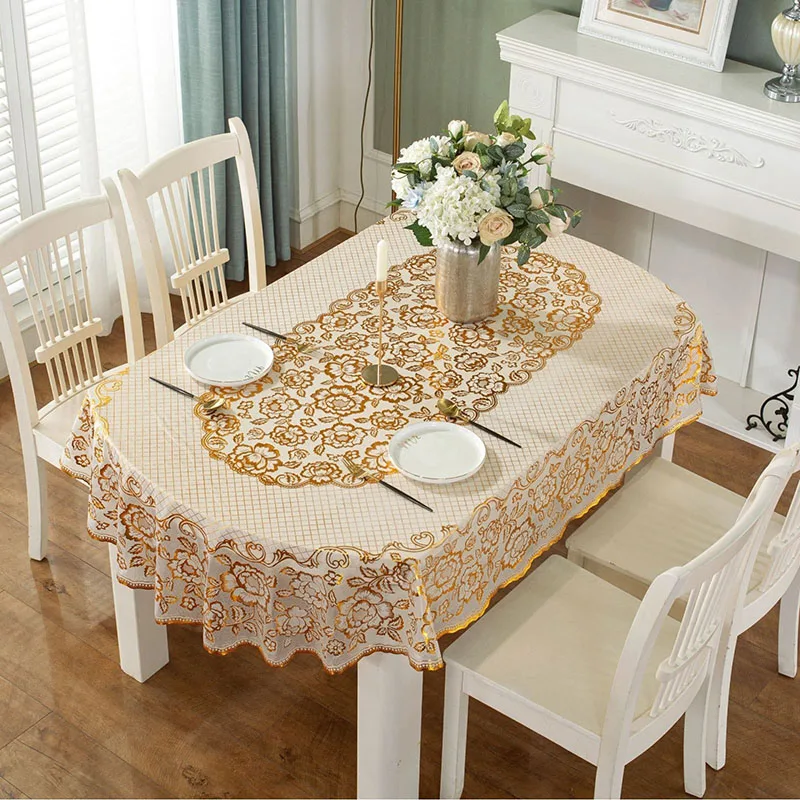New PVC Oval Waterproof Tablec - Home Textiles News review and price
