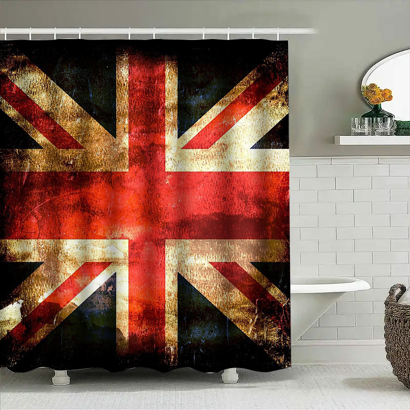 British Flag Shower Curtain Wa - Home Textiles Uk review and price