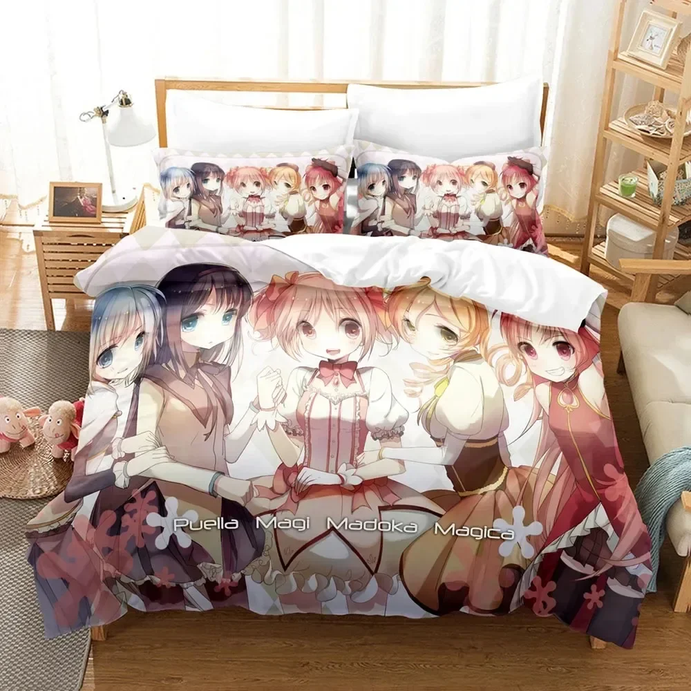 Fashion Top 3D Puella Magi Mad - Linen Duvet Cover review and price