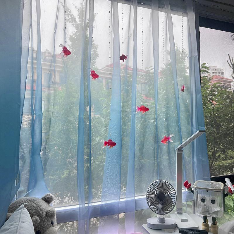 Light Blue Solid Sheer Voile W - Curtain Sheer Voile review and price