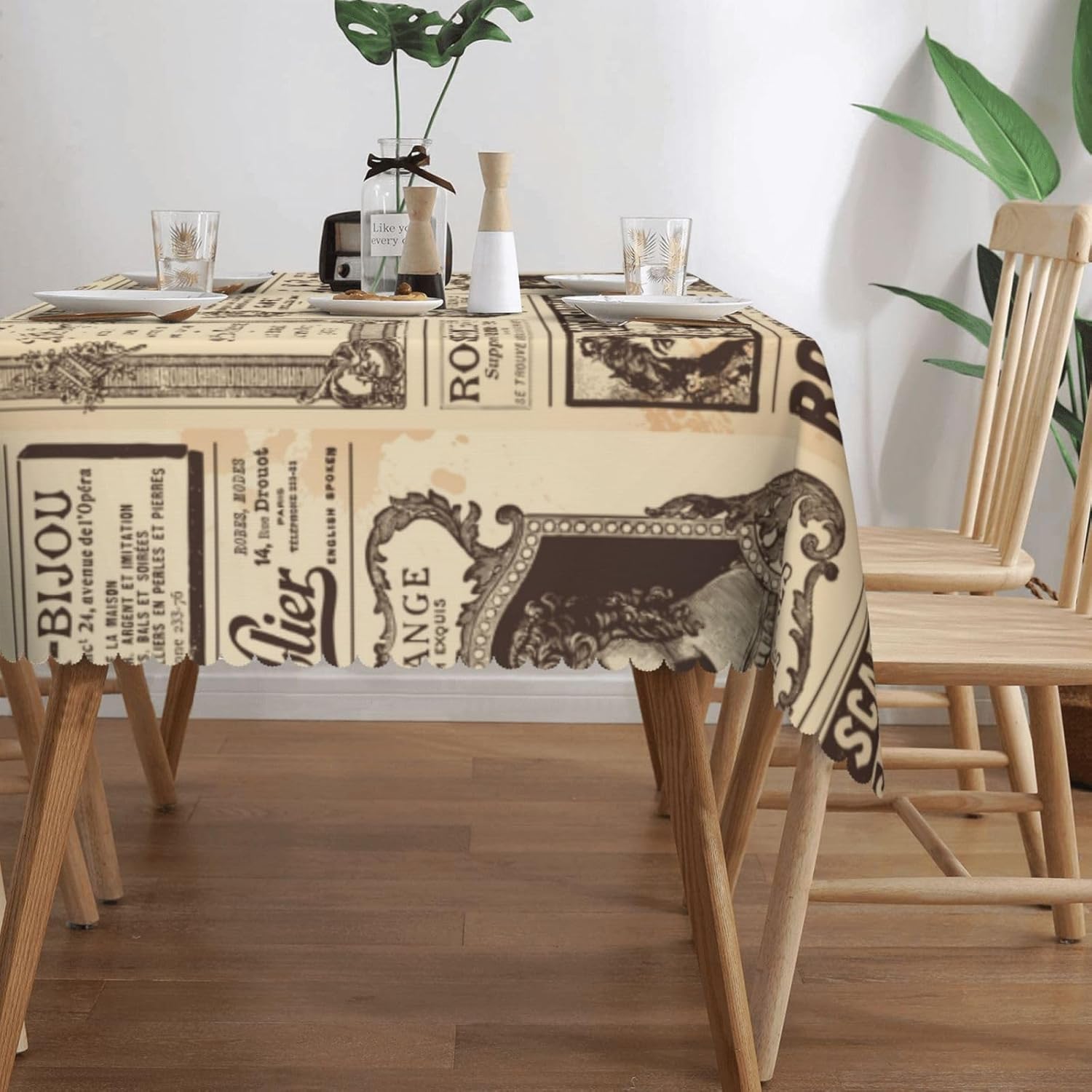 Vintage Paris France Newspaper - Home Textiles News review and price