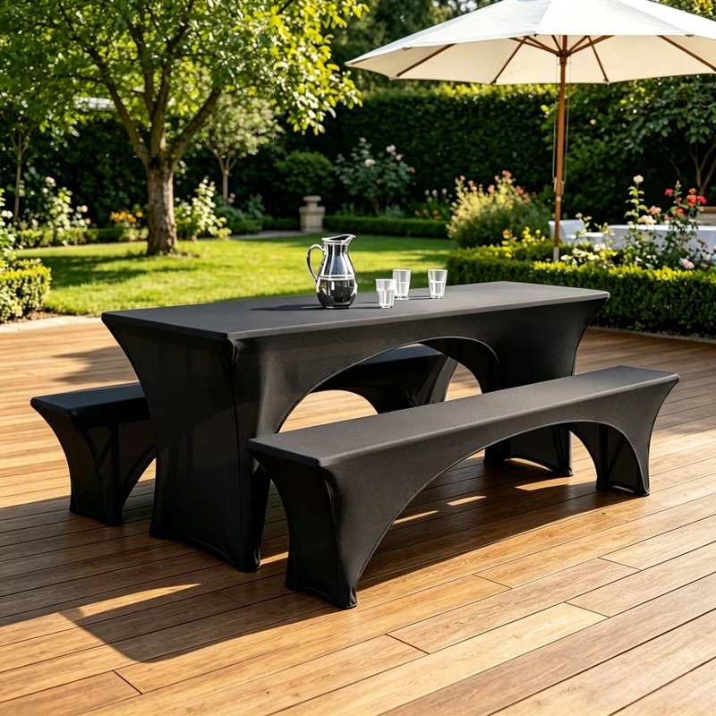 3Pcs Spandex Table Cover Open  - Home Textiles News review and price