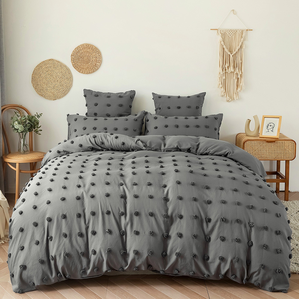 Bedding set with plain color,  - Home Textiles Exporters review and price
