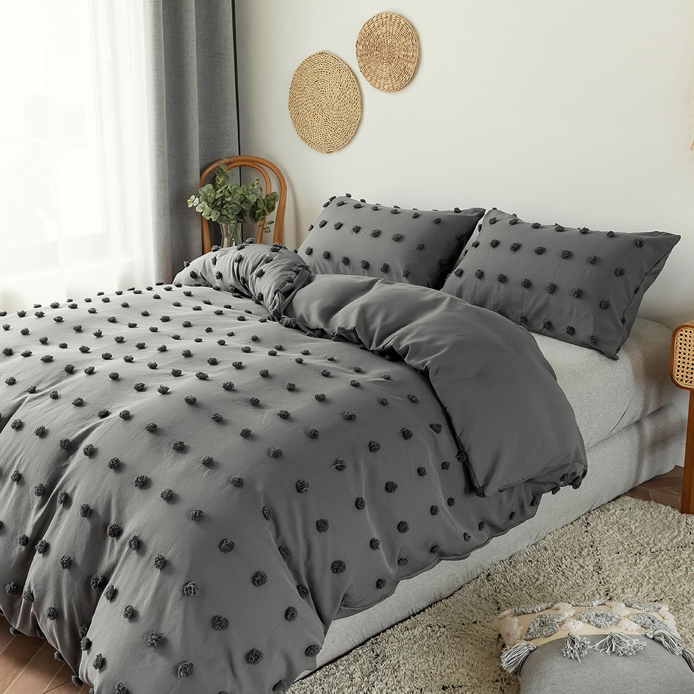 Bedding set with plain color,  - Home Textiles Exporters review and price