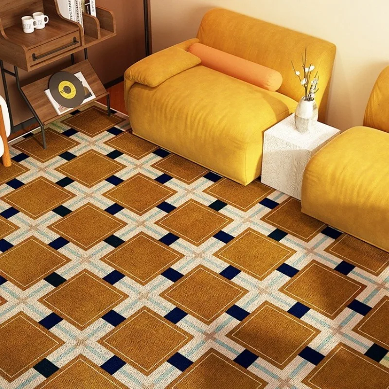 Plaid Retro Carpet Living Room - Home Lines Textiles review and price