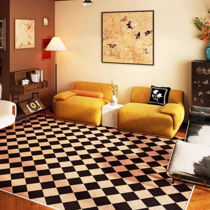 Plaid Retro Carpet Living Room - Home Lines Textiles review and price