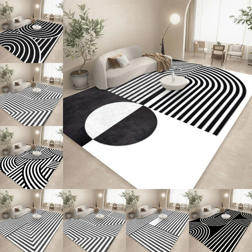 HD-Black White Geometric Line  - Home Lines Textiles review and price