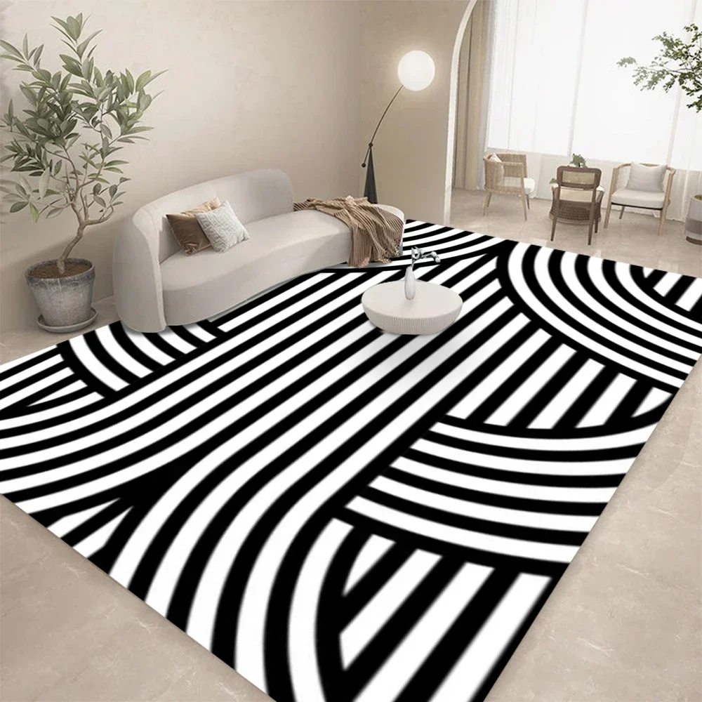 HD-Black White Geometric Line  - Home Lines Textiles review and price