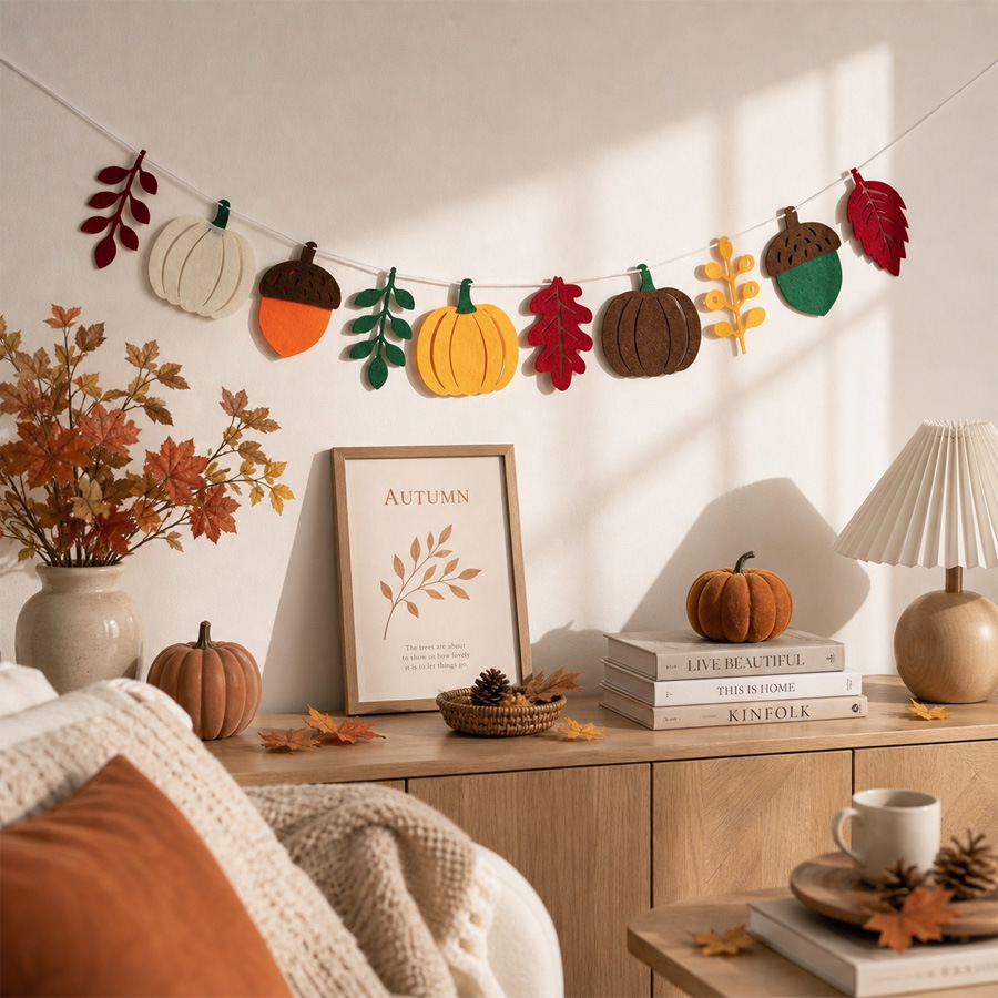 Autumn Pumpkin Leaves Flag Har - Home Textiles Usa review and price