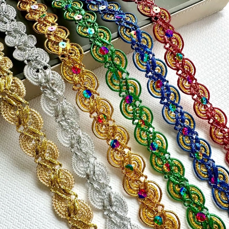 20 Yards Lace Trim 23mm S Shap - Home Lines Textiles review and price