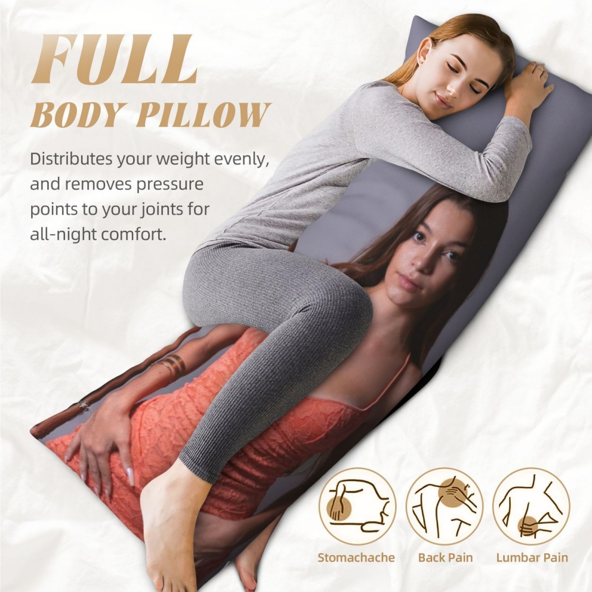 1 Custom Photo Body Pillowcase - Home Textiles Usa review and price