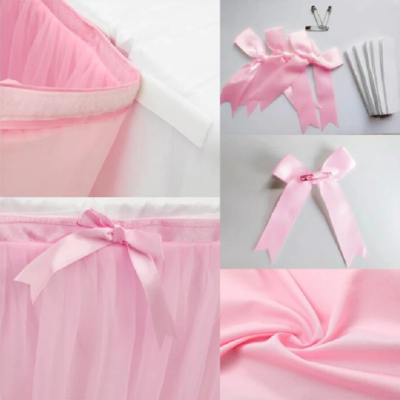 Tulle Table Skirt Tutu Ruffle  - Home Textiles News review and price