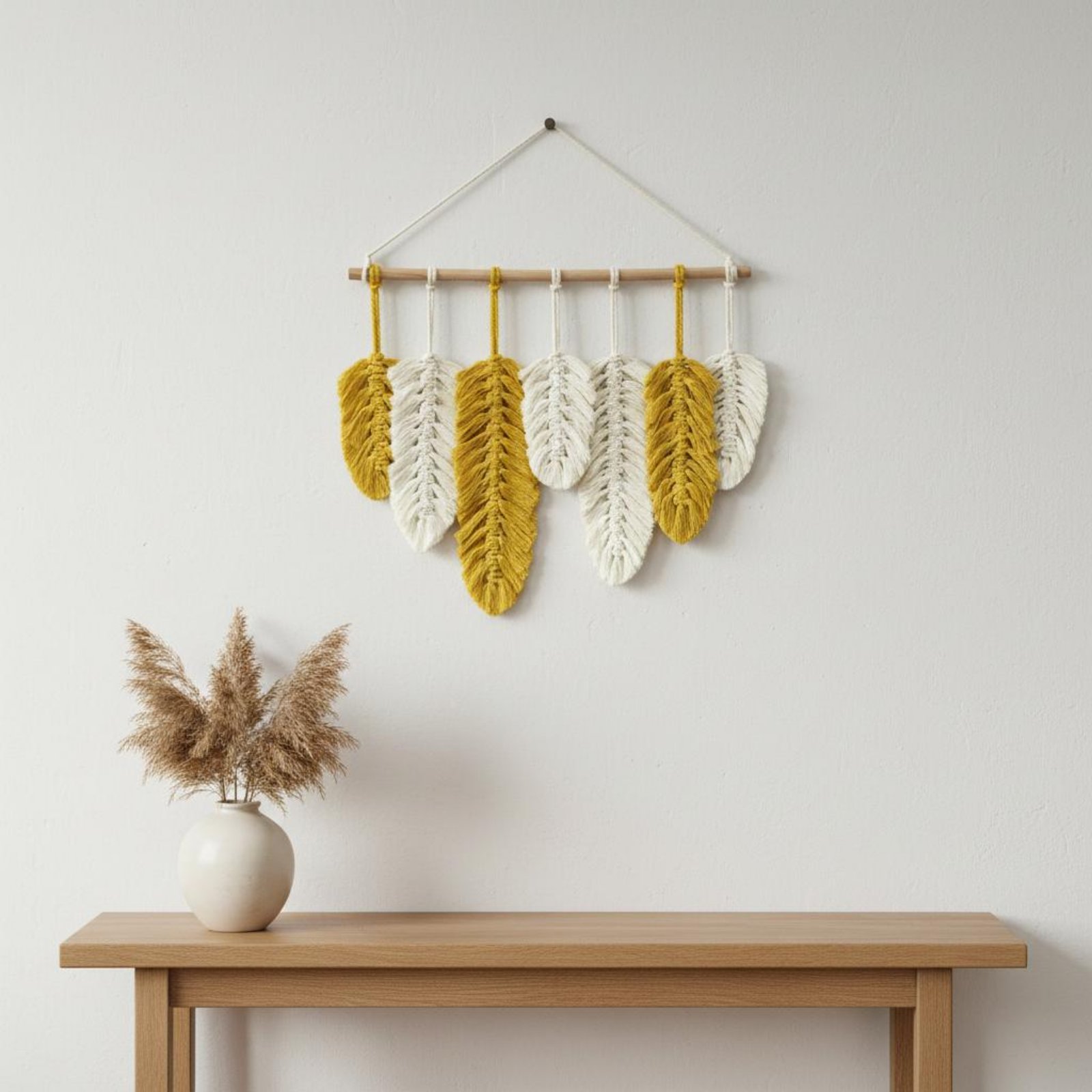 Macrame Feather Wall Hanging H - Home Textiles Usa review and price