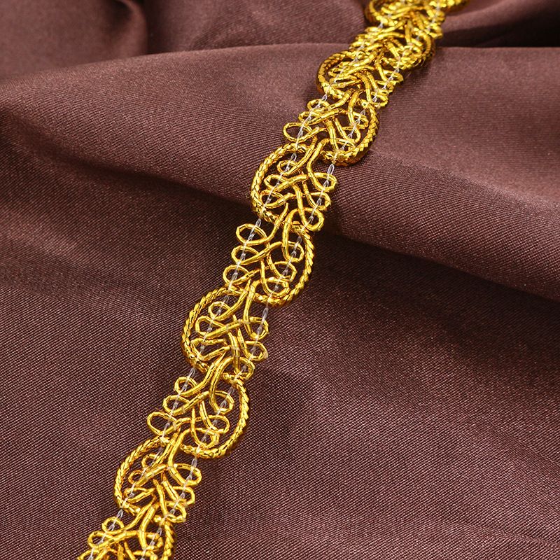 25/50 Meters Gold/Silver Braid - Home Lines Textiles review and price