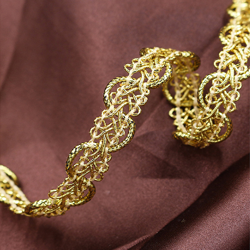 25/50 Meters Gold/Silver Braid - Home Lines Textiles review and price